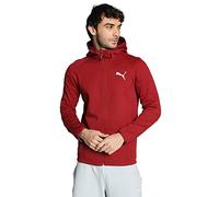 PUMA Herren Evostripe Fz Hoodie Sweatshirt , Intense Red,L