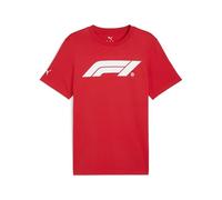 PUMA Herren F1 ESS Logo Tee 180g T-Shirt, Pop-Rot, XS
