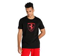 Puma Herren Ferrari Race Tonal Big Shield Tee Tshirt, schwarz, XL