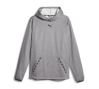 Puma Fit Taped Pwrfleece Herren Kapuzensweater, grau M
