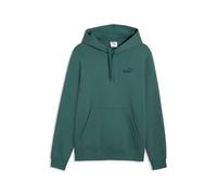 Kapuzensweatshirt PUMA "ESS 2 COLOR SMALL NO 1 LOGO HOODIE FL", Herren, Gr. M, grün (herb garden), Fleece, Obermaterial: 66% Baumwolle, 34% Polyester, unifarben, regular fit normal, angesetztes Bündch