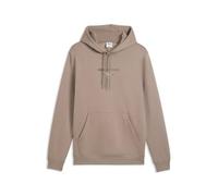 Kapuzensweatshirt PUMA "CLASS GRAPHIC HOODIE FL", Herren, Gr. XXL, mouse gray, Fleece, Obermaterial: 66% Baumwolle, 34% Polyester, unifarben, regular fit normal, angesetztes Bündchen, Sweatshirts, mit