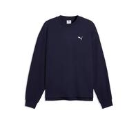 PUMA Herren Freizeit / Mode Sommer GJ Sweatshirts Sweatshirts lg.Arm He/Uni ESS ELEVATED Relaxed Material Crew (694308) 4XL Blau