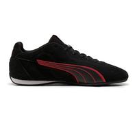 Puma Sneaker Catch Suede 01 Wildleder Schwarz/Rot Größe 44,5