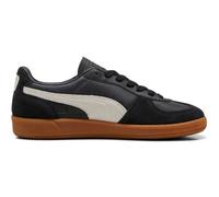 PUMA Herren Palermo Leder-Sneaker, Black/Gum, 42.5 EU