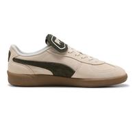 PUMA Herren Freizeitschuhe Palermo PREMIUM Suede (402350) 44 Alpine Snow-Dark Olive-PUMA Gold
