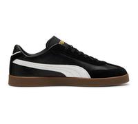 PUMA Sneaker Unisex Club II Era Schwarz/Weiß/Gold Größe 40,5 EU