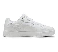 PUMA RBD Break Low Unisex-Sneaker, Weiß/Kühles Hellgrau/Schwarz, 12 UK