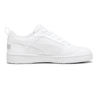 PUMA Rebound V6 Low Unisex Sneaker , Puma White Cool Light Gray, 44.5 EU