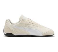 Sneaker PUMA "REPLICATCH SD", Herren, Gr. 42, warm weiß, alpine snow, puma schwarz, Leder, Schuhe Sneaker, Obermaterial aus Leder, leicht profilierte Gummilaufsohle (68377646-42) warm weiß, alpine sno