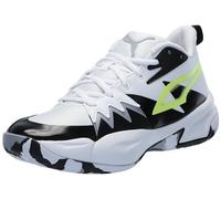PUMA Basketball Shoes Herren Genetics Basketballschuhe, White-Electric Lime, 14, 48.5 EU