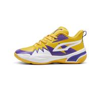 PUMA Herren Genetics Basketballschuhe Sneaker, Gelb Sizzle Weiß, 44.5 EU