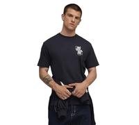 PUMA Herren Graphic Card Play Relaxed T-Shirt L, New Navy Blue