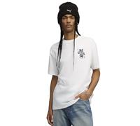 PUMA Graphic Card Play Relaxed T-Shirt Herren, Kleidung, Weiß, L White
