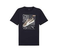 Puma GRAPHIC SNEAKER TEE Herren T-Shirt, dunkelblau, größe XL