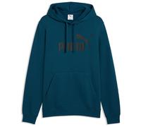 PUMA Herren Hoodie - ESS No. 1 Logo Hoodie, Logo, einfarbig Blau (Midnight Petrol) / 2XL XXL Blau
