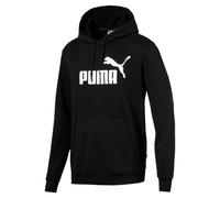 PUMA Herren Hoody - ESS, großes Puma Cat Logo L Schwarz