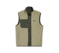 PUMA Hybrid Sherpa Wendbare Weste Herren, Kleidung, Lux Army, XS Green