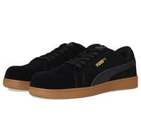 Puma Herren Iconic Suede Low Eh Oxford, Schwarz/Schwarz/Gum, 15 Wide