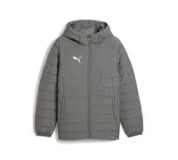 PUMA teamADDITIONS Steppjacke mit Kapuze Herren 13 - flat medium gray/puma silver XL