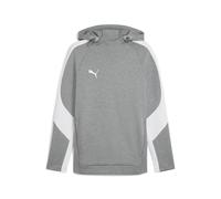 Puma Herren Kapuzenpullover teamEVOSTRIPE Hoody 659954-33 M Medium Gray Heather-PUMA Silver-PUMA White