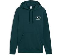 Puma Kapuzenpullover Class Graphic Hoodie FL Fleece Grün Terrain Herren L