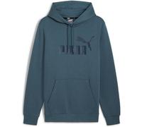 PUMA Herren Hoodie - ESS Big Logo Hoodie FL, Kapuze, Logo Grau (Gray Skies) S