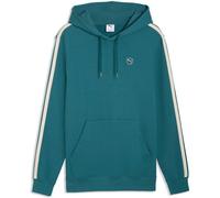 Kapuzensweatshirt PUMA "ESS ELEVATED HOODIE TR", Herren, Gr. S, emerald ice, Sweatware, Obermaterial: 100% Baumwolle, unifarben, regular fit normal, angesetztes Bündchen, Sweatshirts, mit Kapuze, mit
