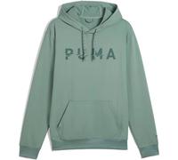 PUMA Cloudspun Branded Hoodie Herren 30 - green moon M