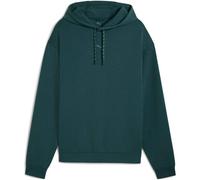 Sweatshirt PUMA "CLOUDSPUN Hoodie Herren", Herren, Gr. M, grün terrain heather, Obermaterial: 6% Elasthan, 16% Lyocell, 78% Polyester, normal, Sweatshirts (76860960-M) grün terrain heather