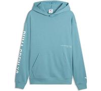 PUMA Herren Kapuzensweat M GRAPHICS FRENCH TERRY HOODIE (528670) M Baltic Sea Blue