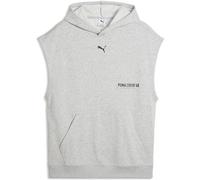 PUMA Herren Kapuzensweat M GRAPHICS FRENCH TERRY SLEEVELESS HOODIE (528672) M Light Gray Heather