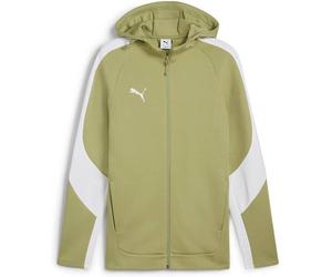 PUMA Herren Kapuzensweat teamEVOSTRIPE Hooded Jacket (659947) M Calming Green-PUMA Silver-PUMA White