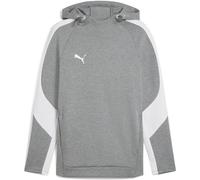 PUMA Herren Kapuzensweat teamEVOSTRIPE Hoody (659954) 3XL Medium Gray Heather-PUMA Silver-PUMA White