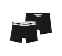 PUMA Herren Boxershorts Everyday Placed Logo – 2er-Pack, Schwarz, Gr. L