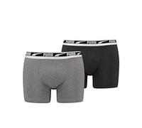 PUMA Herren Unterhose MEN MULTI LOGO BOXER 2P
