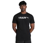 PUMA Herren Mens Graphic Tee Train T-Stück, Puma Black, L EU