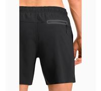 PUMA Herren Mittellange Badehose Â€“ Sichtbarer Kordelzug Badebekleidung, Schwarz, XL EU