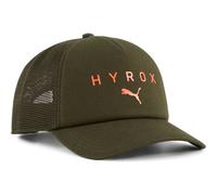 PUMA Herren Mütze HYROX Trucker Cap (026356) ONE SIZE Dark Olive-Glowing Orange