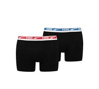 PUMA Herren Unterhose MEN MULTI LOGO BOXER 2P black combo XXL (8720245431064)