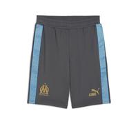 PUMA Herren Olympique de Marseille King Sweat-Shorts L, Galactic Gray Luminous Blue