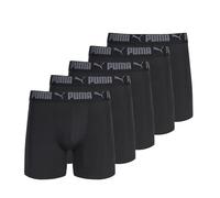 PUMA Herren Performance-Boxershorts, 5er-Pack, Schwarz, Large