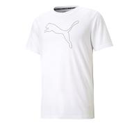 Puma Herren Performance Cat (Erhältlich in Big & Tall) T-Shirt, Weiß, Mittel