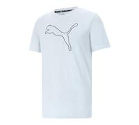 PUMA Herren Performance Cat Tee M T-Shirt, Silver Mist, M EU