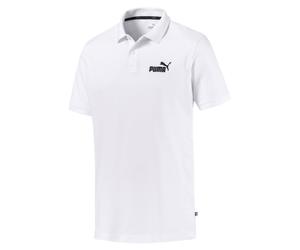 PUMA Herren Poloshirt - Pique, Stretch Cotton, Kurzarm, Einfarbig Weiß / L L Weiß