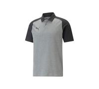 PUMA teamCUP Casuals Poloshirt, Medium Grey Heather, XL