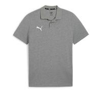 PUMA teamGOAL Casuals Poloshirt Herren 33 - medium gray heather/puma white L