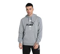 PUMA Herren Power Graphic Hoodie FL Schweiß, Mittelgraues Heather, L EU
