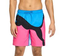 PUMA Herren Power Volley Swim Board Short Badehose, Digitales Cyan, S