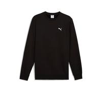Puma Langarmshirt ESS CREW FL Herren Fleece 66/34 Baumwolle/Polyester Rundhals Schwarz Gr. M